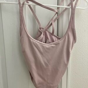 **Target Pink Strappy Back Sports Tank, Size S**